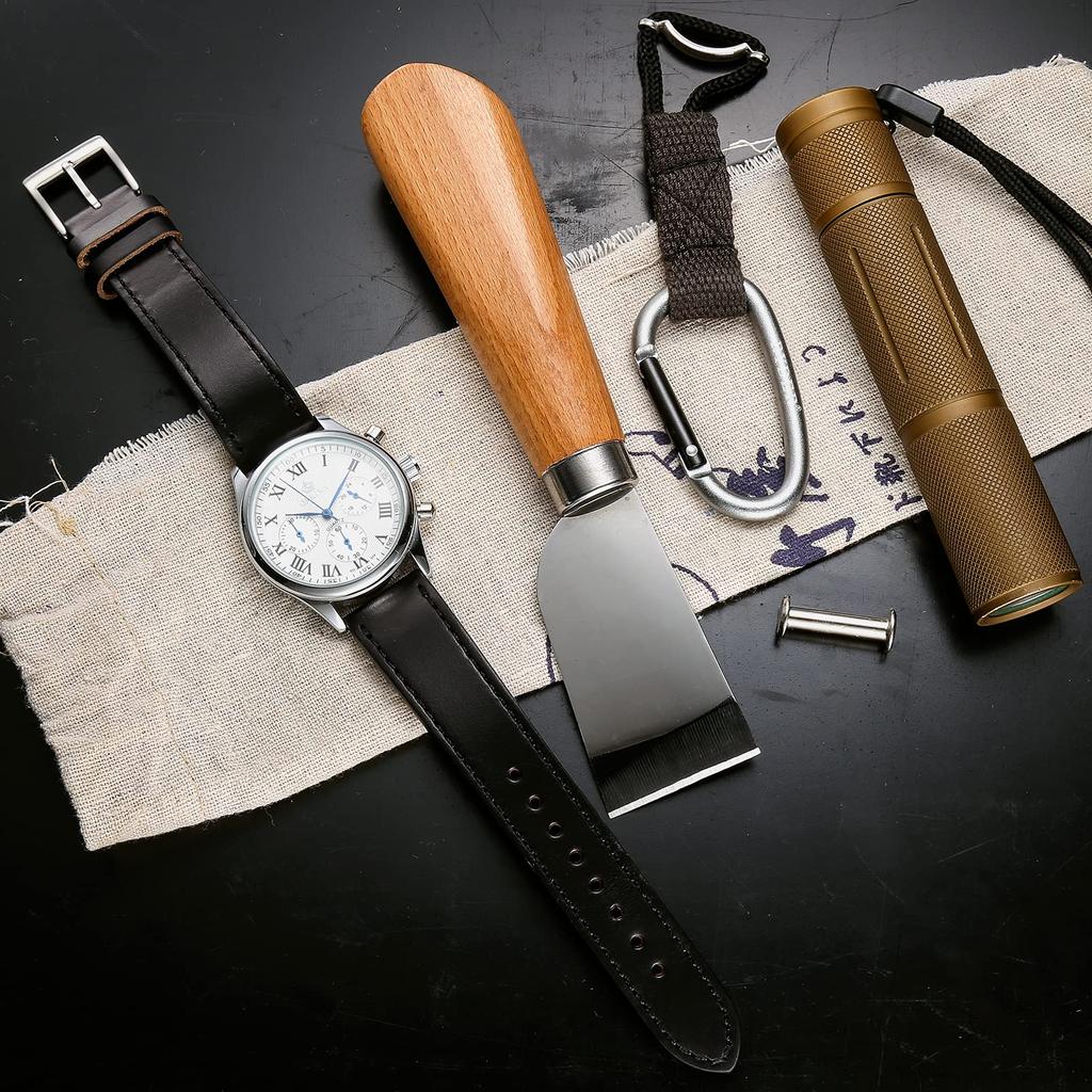 20mm Watch Band Watch Band Quick Release Replacement Watch Band Retro Horween Leather Material for Men Women