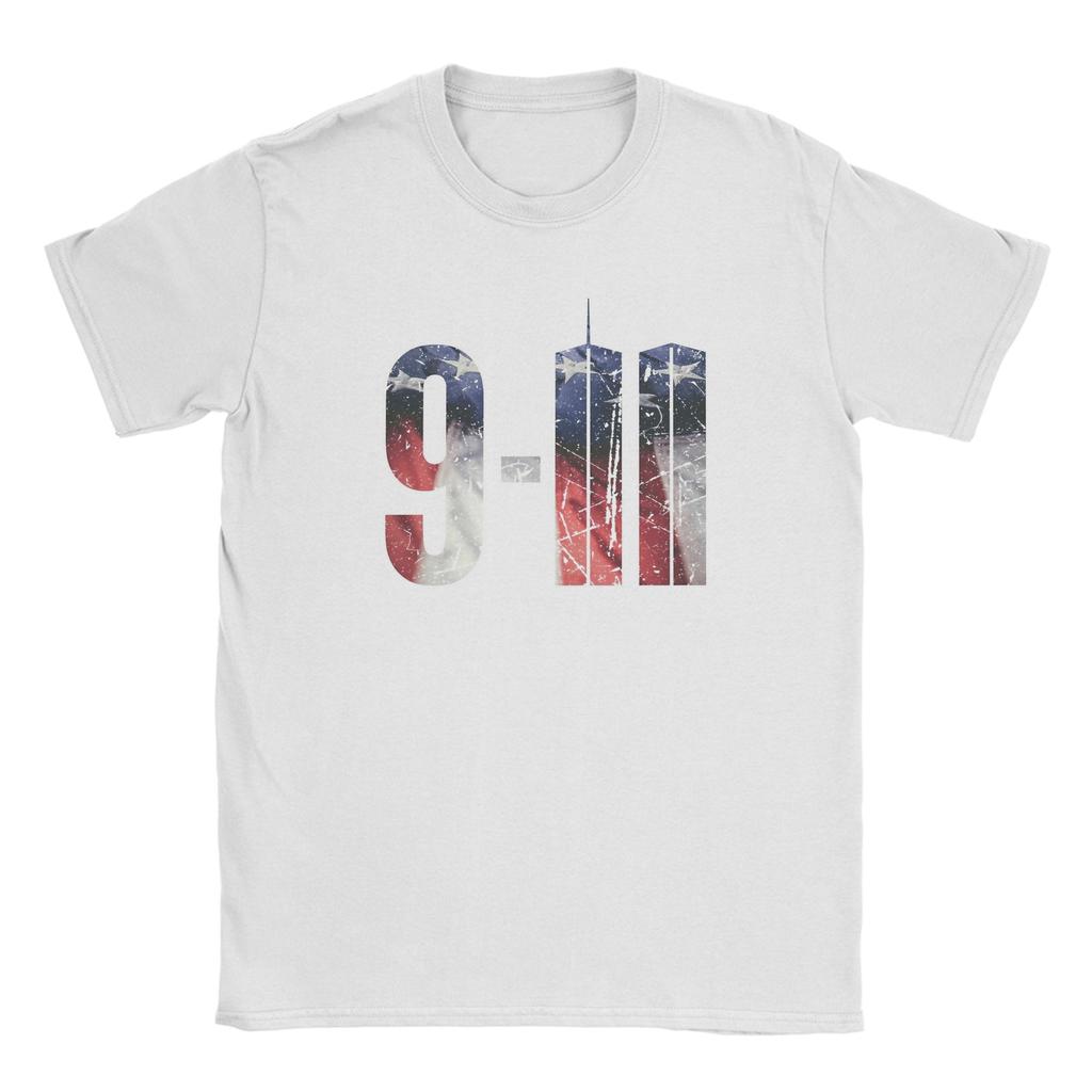 Never Forget 911 20th Anniversary Memorial Vintage Patriot Day American Flag T Shirt T Shirts Men Cotton Short Sleeve Tshirt