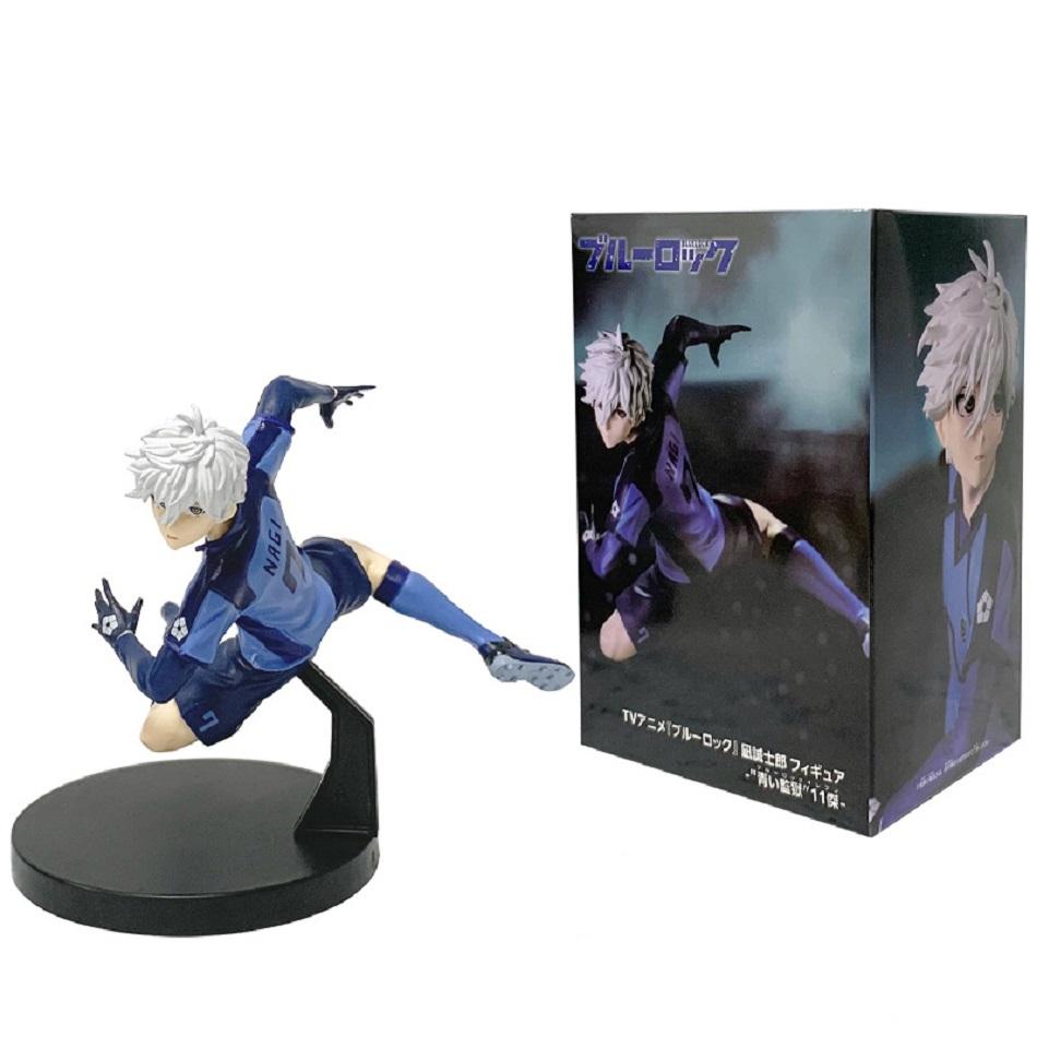 Anime BLUE LOCK Animation Version Blue Forbidden Zone Idol Figure Itoshi Nagi No.10 Pvc Model Ornament Collectible Toy Gift