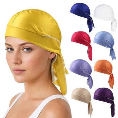 Pañuelo Bandana Transpirable Color Sólido Para Ciclismo Gorro Para Quimioterapia Actividades al Aire Libre