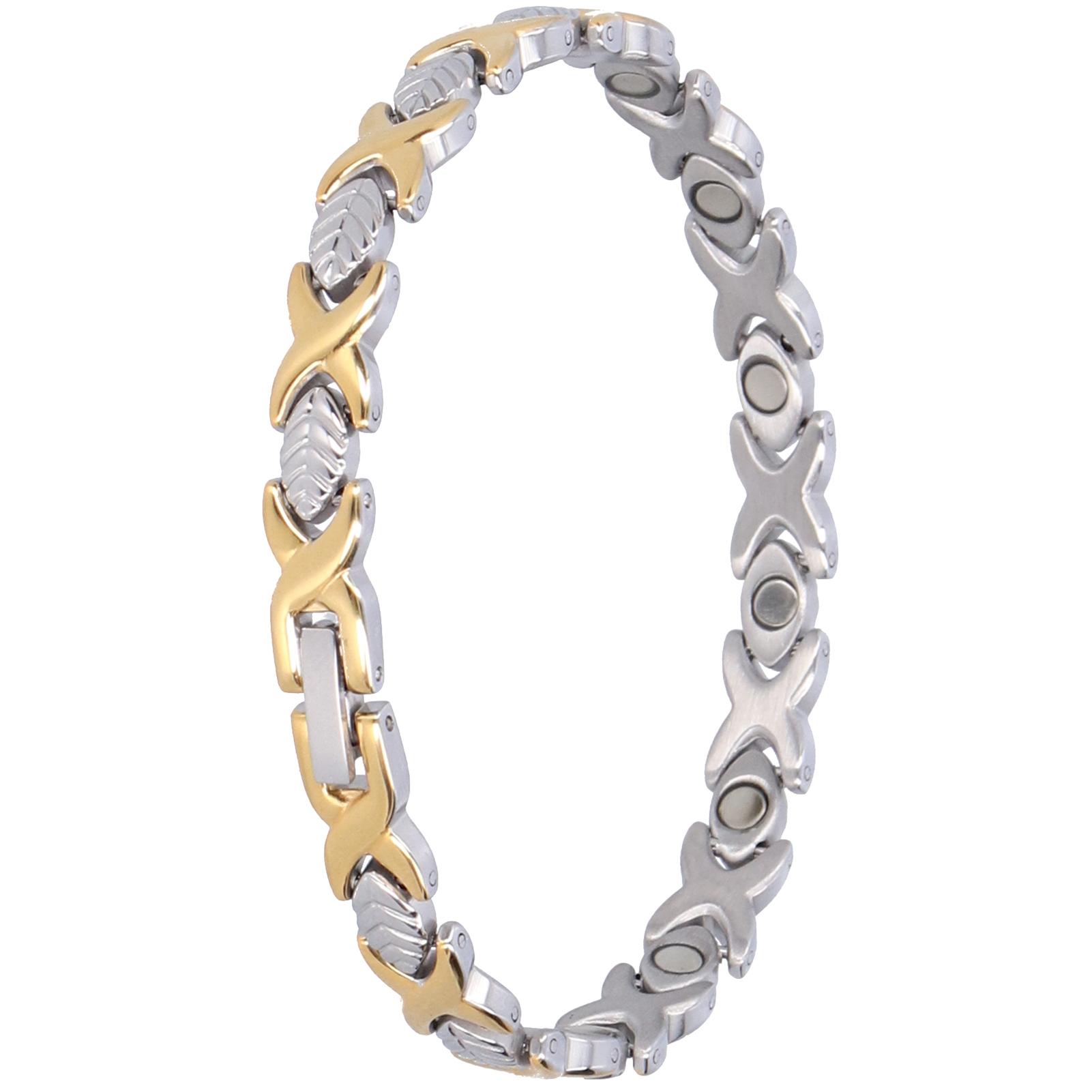 

Магнитный браслет из титановой стали, регулируемая длина, женский ювелирный подарок на день рождения, годовщину