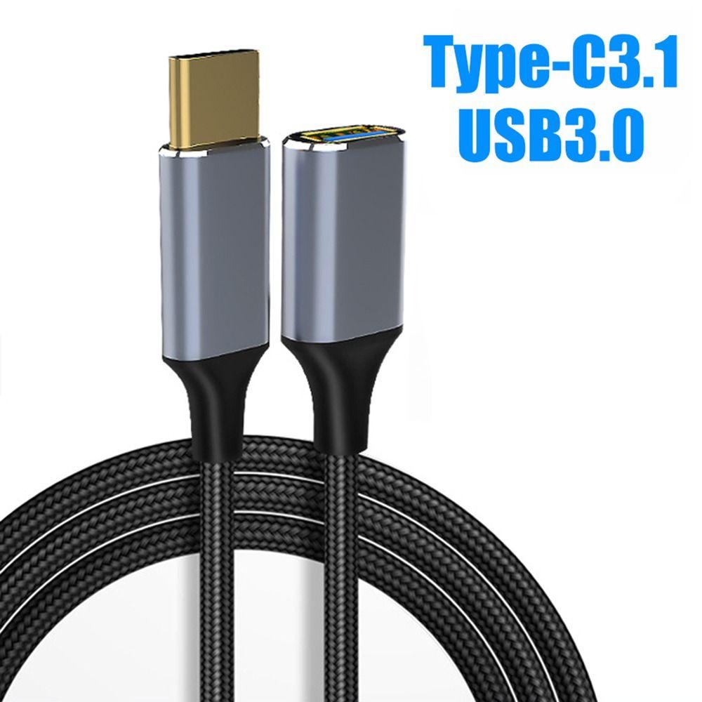 

Speed Keyboard Mouse Male to Female Type-C 3.1 to USB 3.0 Data Cable Extension Cord OTG Adapter 0.5m