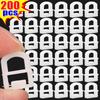 Cataramă Fixare Cortină Mașină Clip Scripete Plastic Camion Inele Inel Nit Glisant Suport Accesorii Cârlig Interior Universal