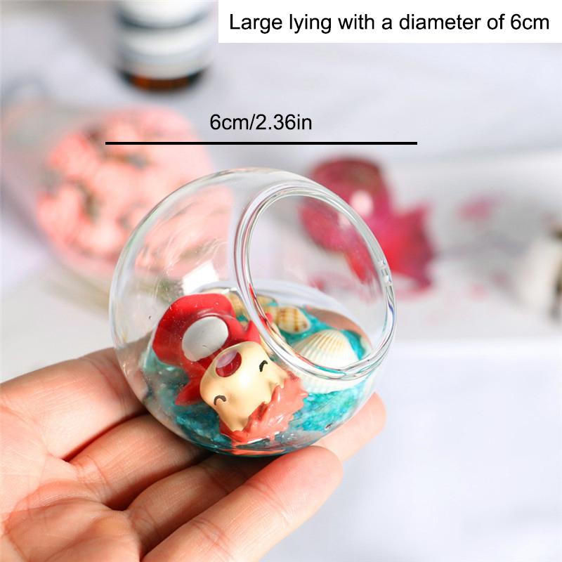 Anime gullfisk prinsesse Ponyo mikro landskapspynt mini lysende gullfisk ji glass diy skrivebordsmodell dukkehusdekor leker
