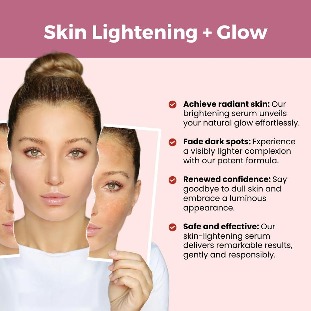 Prisa Organics Brightening Serum | Infused with Kokum & Vitamin C | For Glowing and Lightening Skin (30ml)