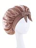 Satin Bonnet Silk Bonnet Adjustable Bonne For Sleeping Hair Bonnet With Tie Band Bonnets For Women Men