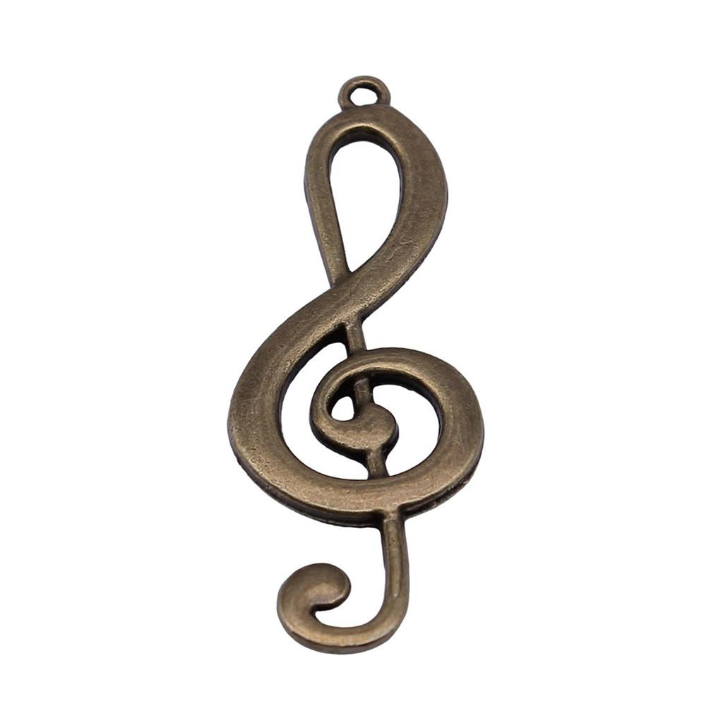 Jewelry Crafts Music Note Charms Alloy Pendants For Concert Collector