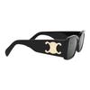 Celine Rectangular Sunglasses With Arc De Triomphe Logo Women Sunglasses Black Gold CL40282U-01B