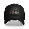 WoUnisex Unisex Awesome Since 1966 Year of Birth Birthday Outdoor Hat Autumn 60 Years Old Trucker Baseball Caps Baseball Cap Golf Hats