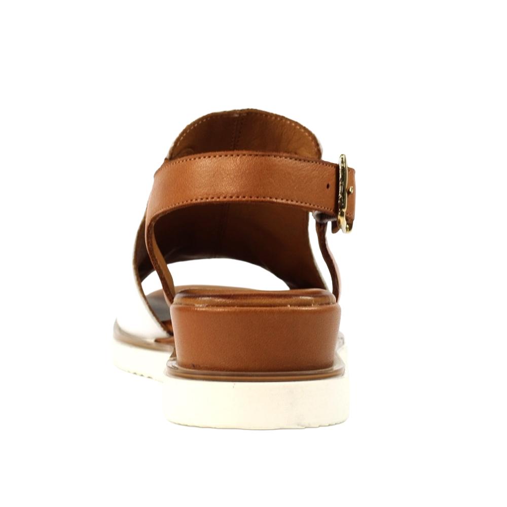Lunar Womens/Ladies Steffi Leather Wedge Sandals