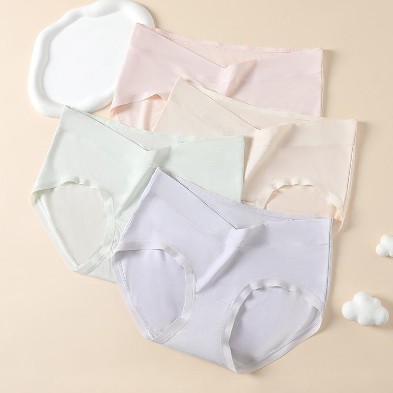 Fentenggan 7A Antibacterial V-shaped Abdominal Support Modal Cotton Maternity Underwear