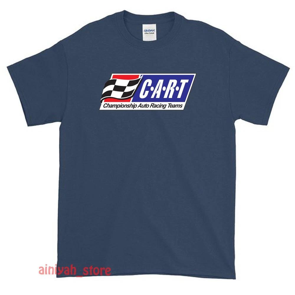 

New CART Indycar Vintage Racing Logo Men s Funny T shirt USA Size S-XXL M