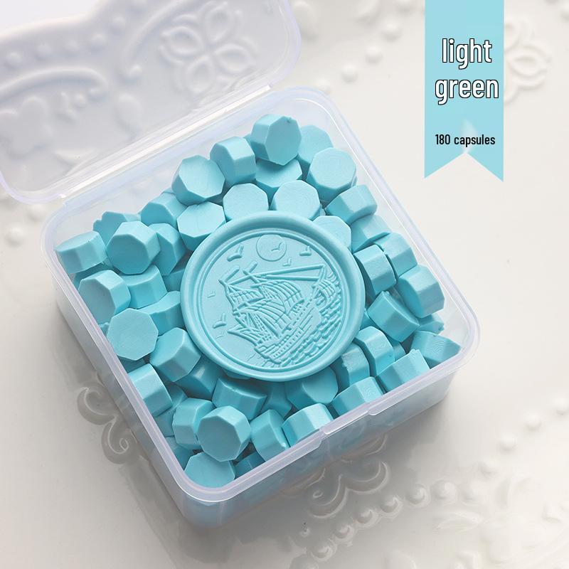 Matte Octagonal Sealing Wax Beads - Ice Cream Color Series for Wedding Invitations