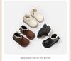 Autumn/Winter Infant & Girls' Leather and Cotton Boots, Korean Style