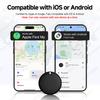 1-4Pack Smart Tag Mini GPS Locator Works with Google IOS Find My Bluetooth Anti‑Lost Wallet Finder for Keys Tracking Device
