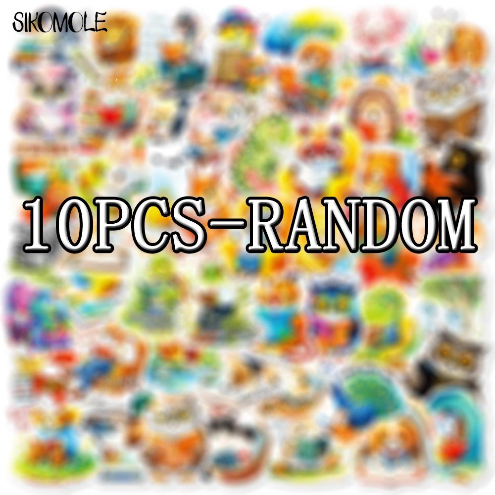 103056Pcs Cartoon Animals Reading Stickers Aesthetic Diy Scrapbook Laptop Stationary Suitcase Car Decals Graffiti Sticker Toy