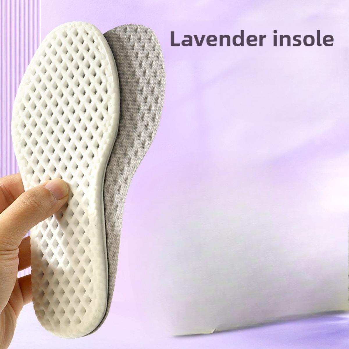 

Летняя специальная прохладная и антибактериальная спортивная стелька, для мужчин и женщин, впитывающая пот, устойчивая к запахам, дышащая, для босых ног, устойчивая к поту 45-46 фиолетовый