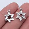 Hexagram Star of David Amulet Charm Antique Bronze Zinc Alloy Jewelry Making Supplies Craft Supplies Jewelry Charms