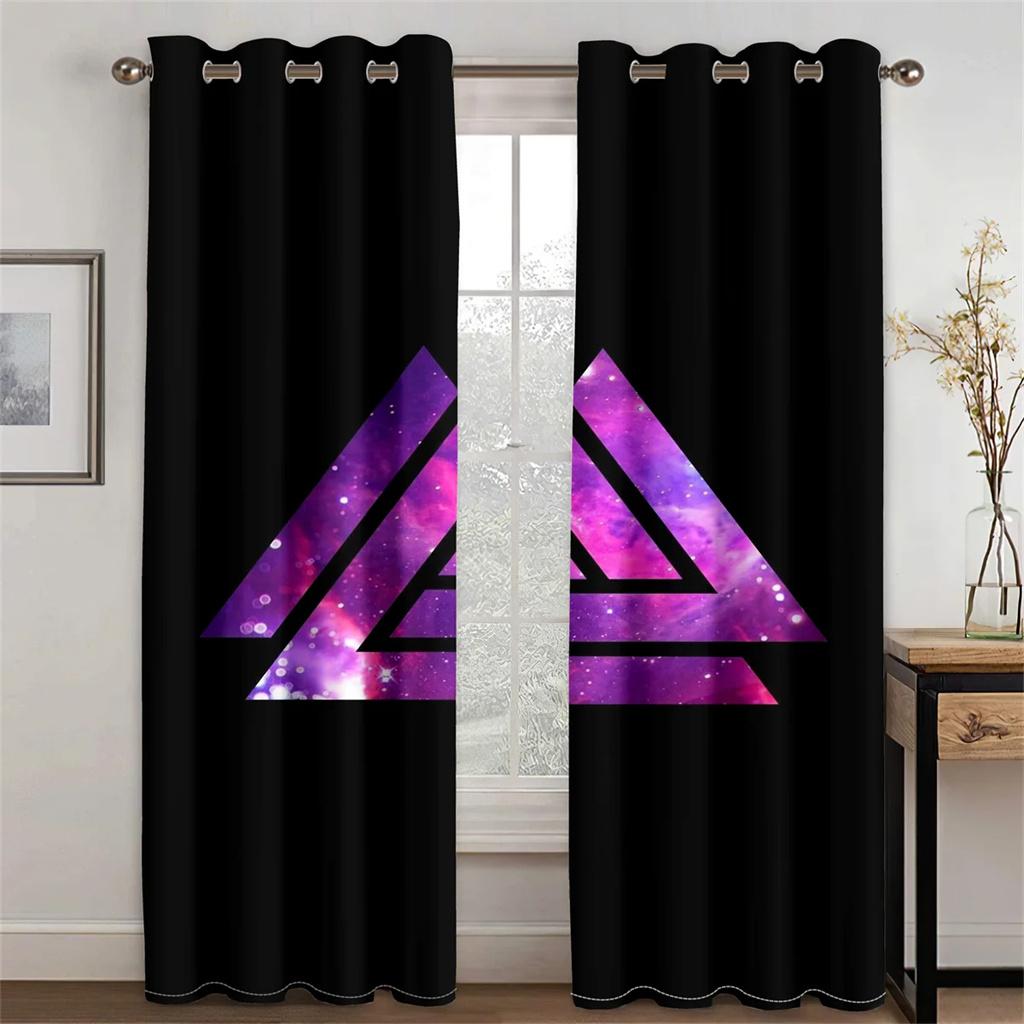 Cool Spel Esports Kontroller Design Gardiner 2 Paneler Vardagsrum Sovrum Balkong Arbetsrum Barnrum Dekorativa Gardiner