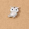 10pcs Cute Animal Charms Crystal Owl Pendants for Jewelry Making DIY Necklace Earrings Bracelet Accessories Supplies