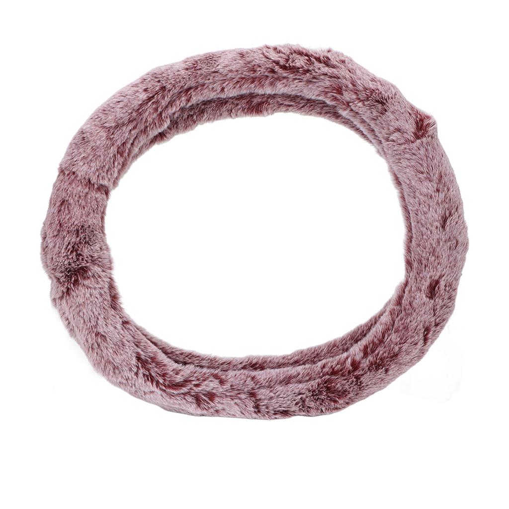 15 Inch Steering Wheel Cover Imitation Wool Plush Auto Steering Wheel or Interior Accessory for Men Women