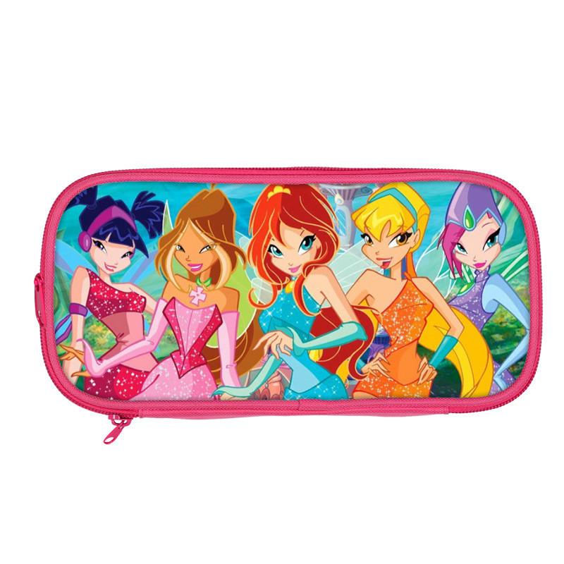

Пенал Winx Club Двухслойный Органайзер для Хранения для Учеников и Детей Color1