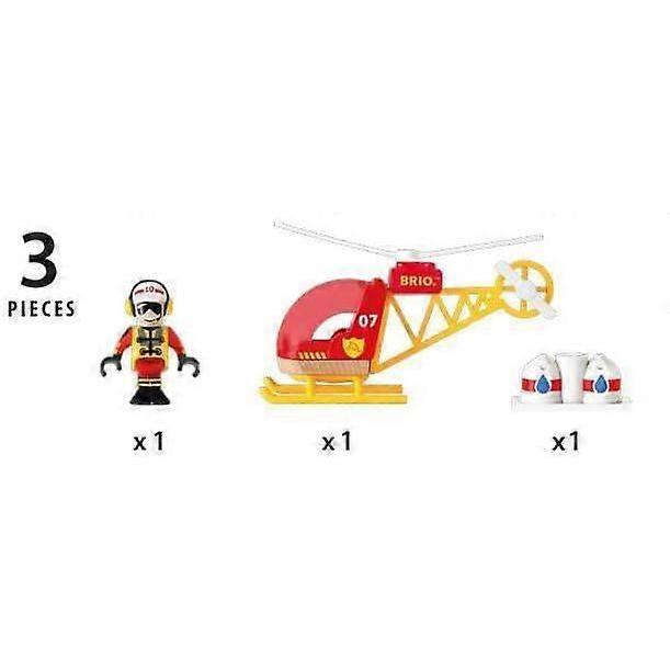 BRIO - Firefighting Helicopter Toy