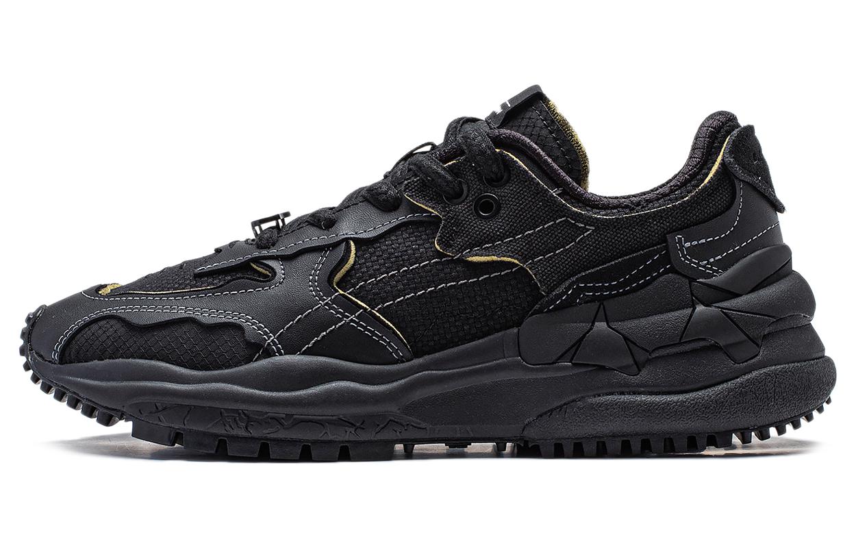 Li Ning CF Origin 2 Нескользящие Устойчивые к истиранию Повседневные кроссовки Женские Черные AGCT324-1 37