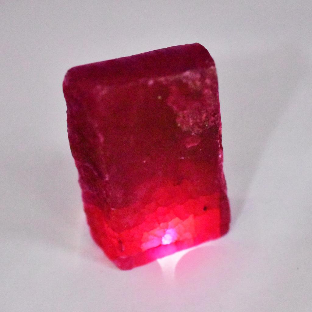 Natural Red Ruby Loose Gemstone 400.76 ct Uncut Rough for Lapidary and Gem Collections