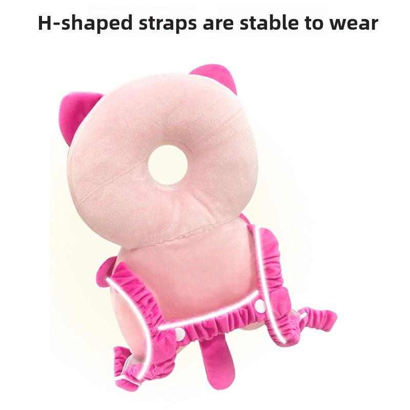 Nouveau-né appui-tête oreillers de sécurité sac à dos enfant en bas âge tête de bébé coussin de Protection contre les chutes coussin dessin animé doux oreillers de sécurité sac à dos