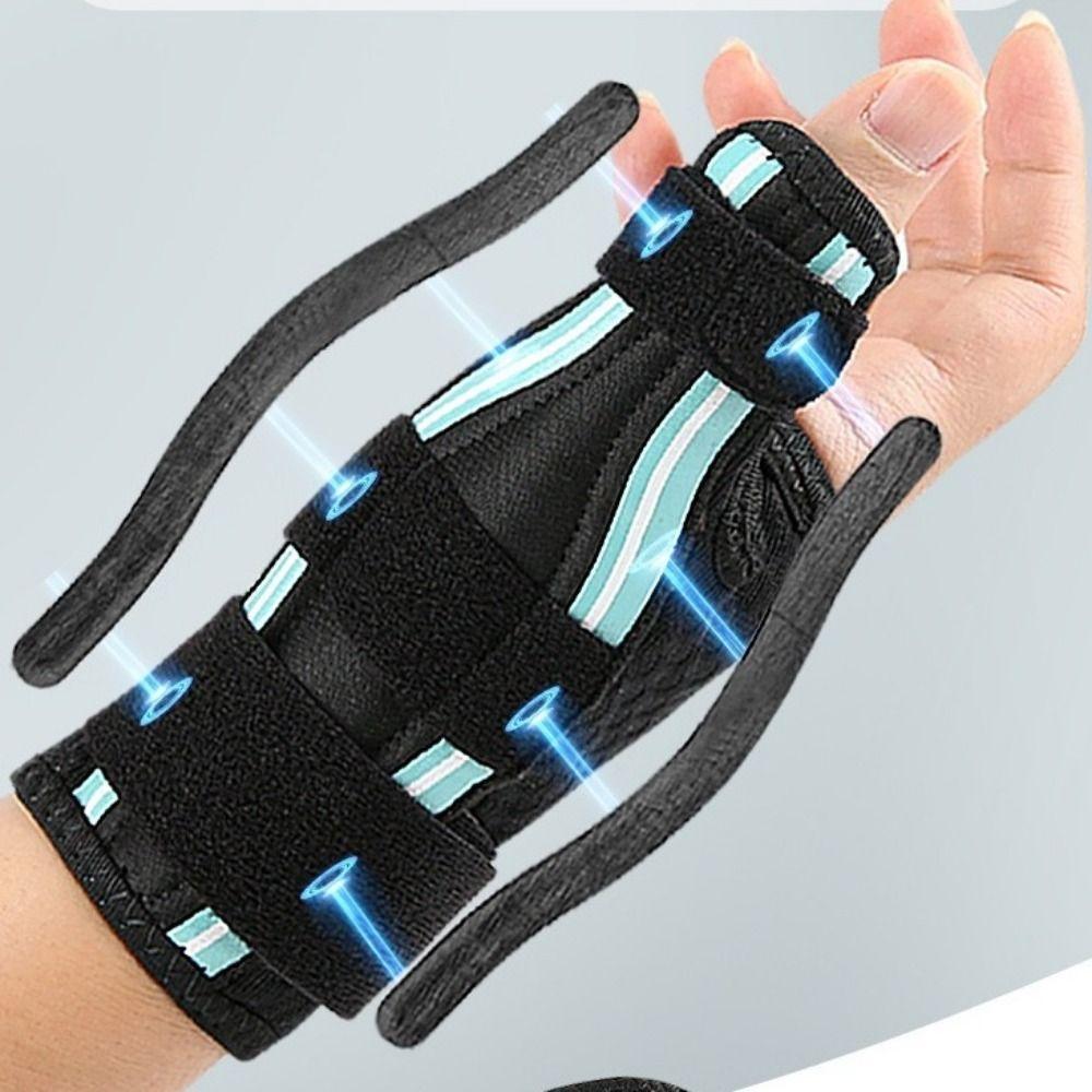 with Dual Support Strip Wrist Spica Splint Adjustable Thumb Stabilizer  CMC Condition