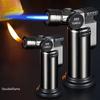New Direct Blue Flame Open Flame Conversion Lighter Windproof Cigar BBQ Portable Flamethrowers Cigarette Accessories Gift