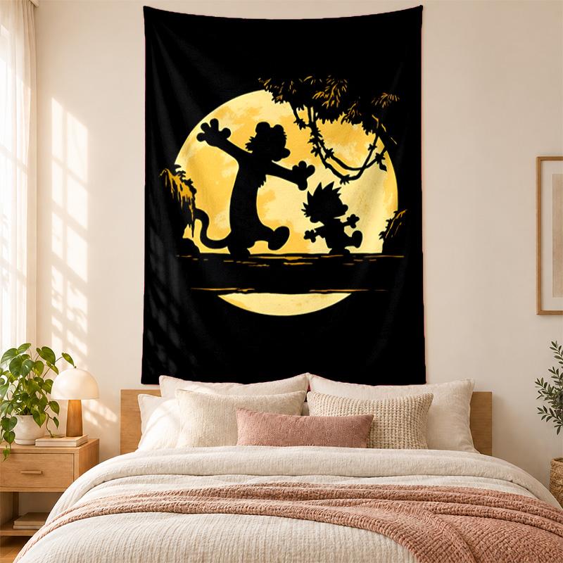 Calvin and Hobbes Tapestry highquality for decorating living room bedroom dorm walls ideal as bedroom wallart orholiday gift
