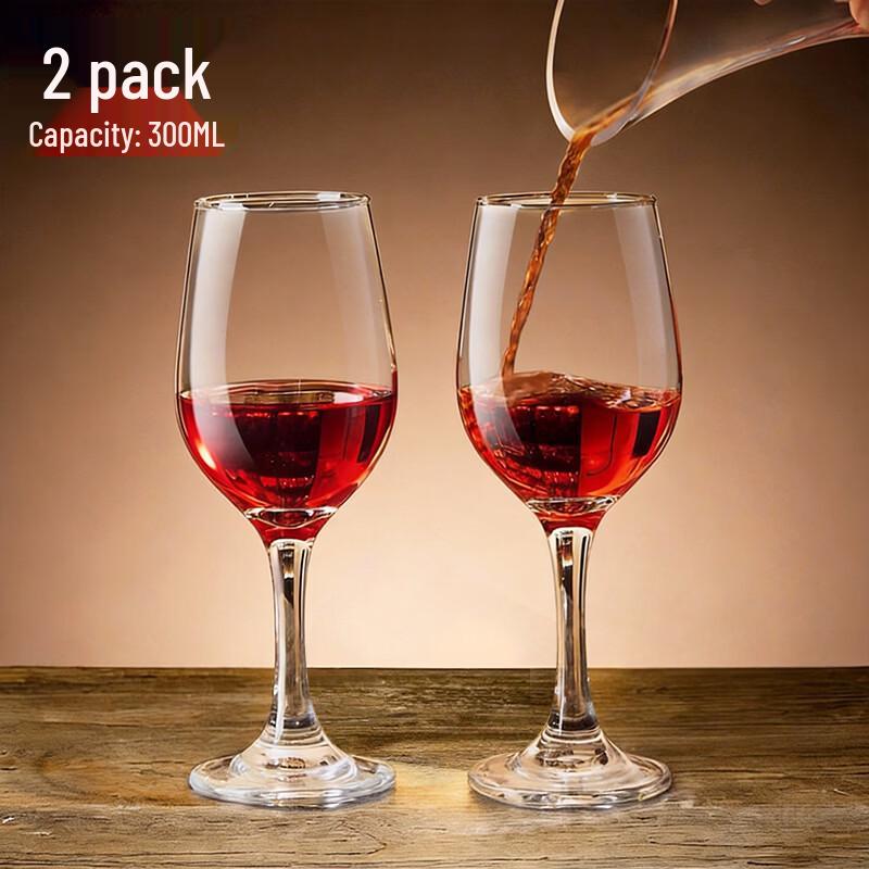 MENGTING Bordeaux Style Red Wine Glasses - Set of 2