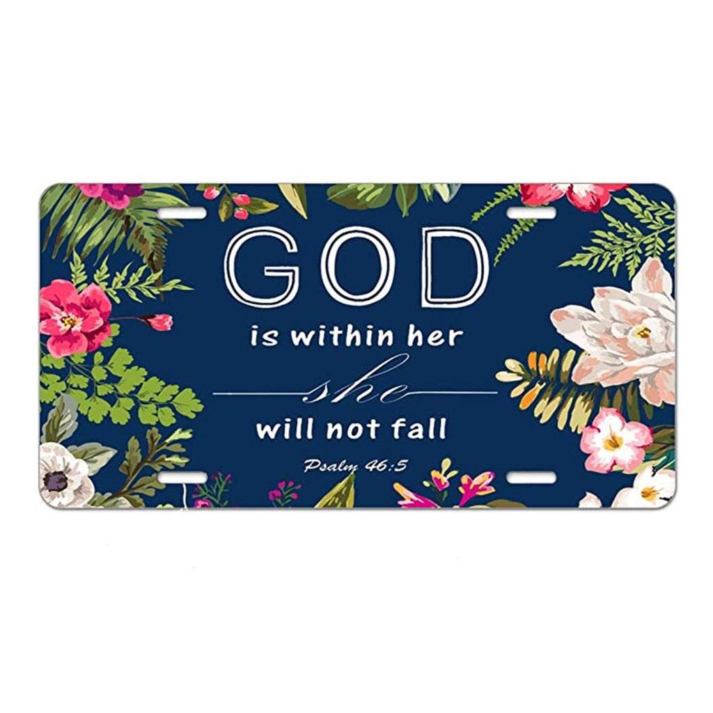 Sublimation Printed US Standard License Plate Metal Sign, 12x6 Inches, Hot-Selling Design