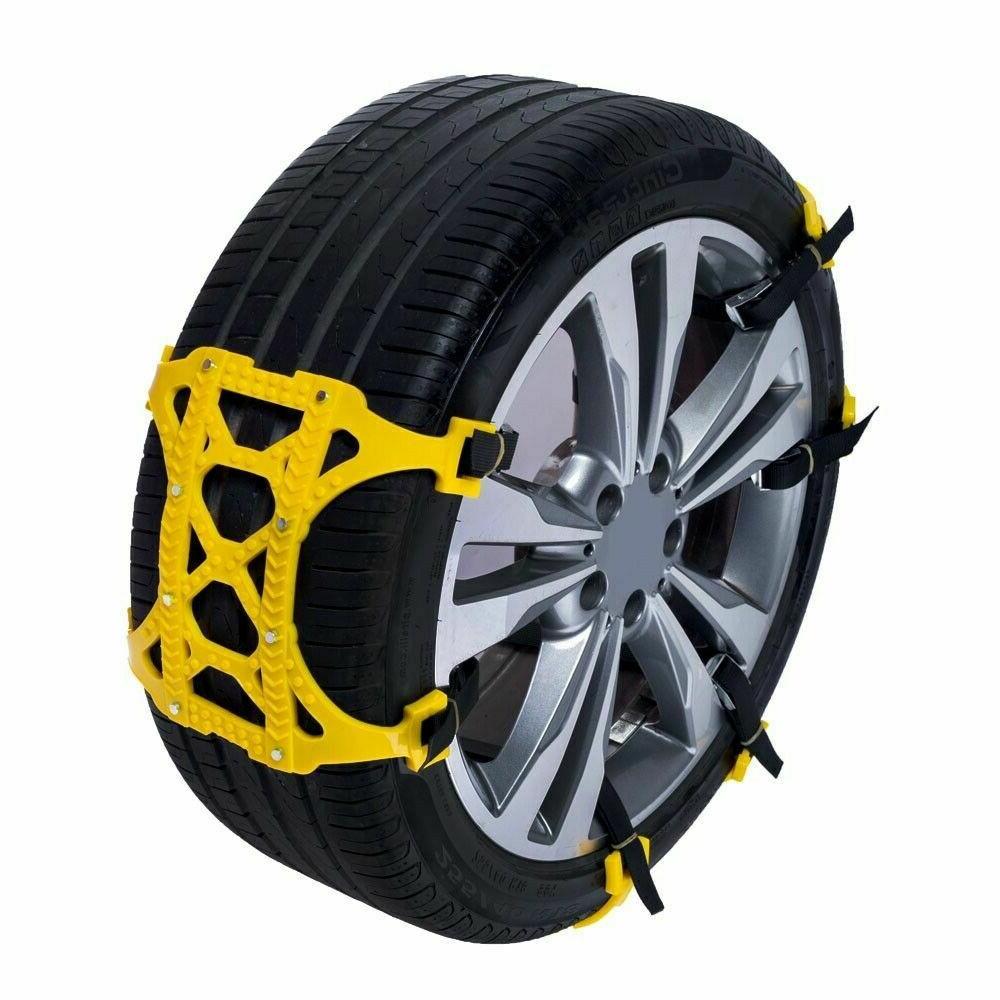 1PC Thickened Beef Tendon Car Tire Anti-Skid Chains Wheel Chain for Car Truck SUV - Emergency Winter Driving Anti-Skid Accessory