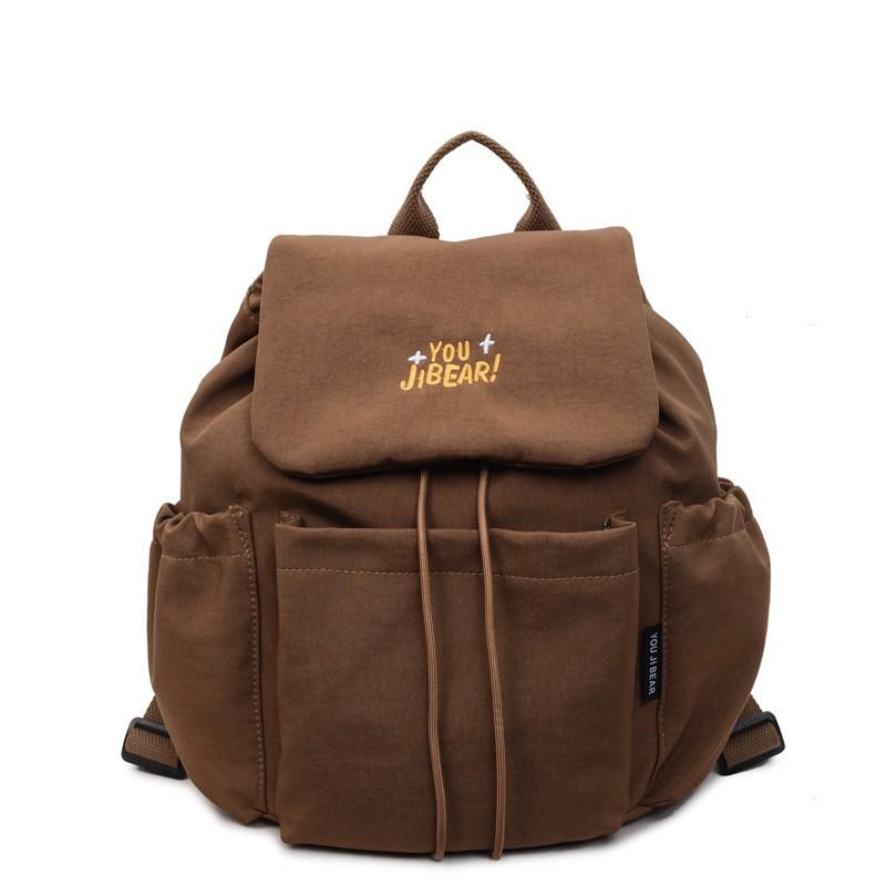 

College Students travel Bag High-quality Niche Ins Style Fashionable Travel Korean Large-capacity Fashion Brand Backpack коричневий