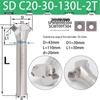 45° CNC Insertable Inner/Outer Chamfer Tool with Up/Down Back-Reaming Holder