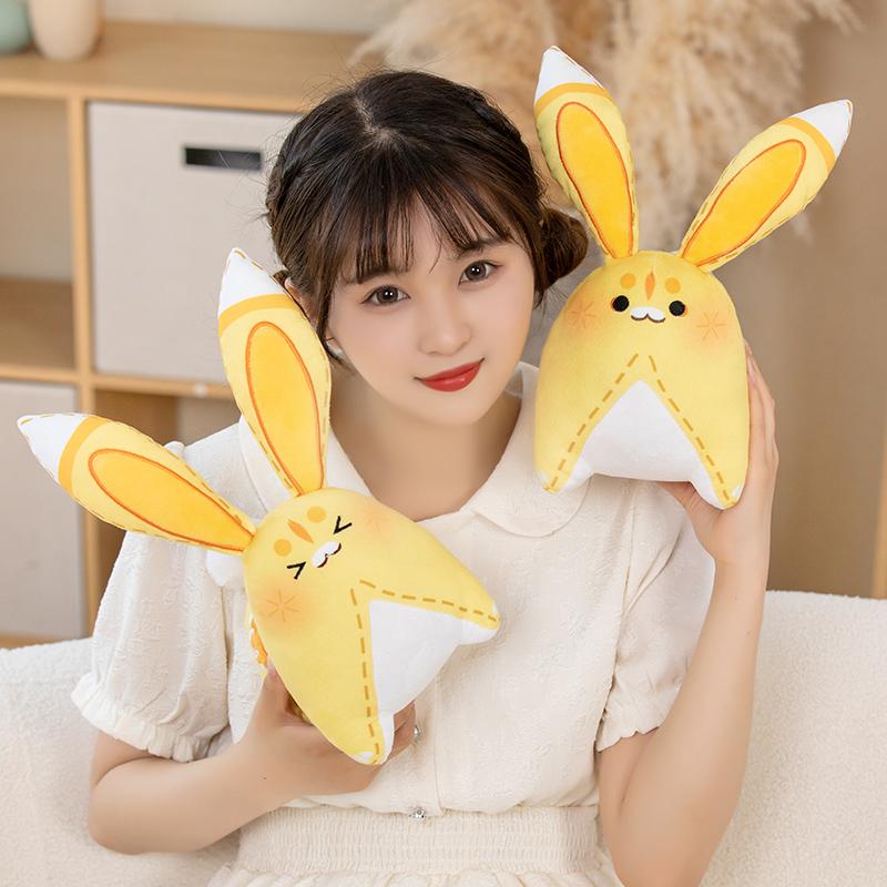 Genshin Impact Props Laurel Rabbit Plush Toy Pillow Cartoon Anime Soft Plushies Dolls  Girl Gift