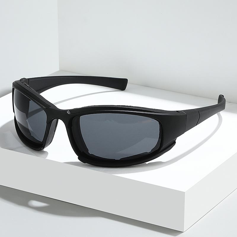 Fashion Cycling Glasses Sunglasses Black Silver Men Women Sun Glasses UV Protection Sports Goggle Camping Hiking Bicycle Eyewear