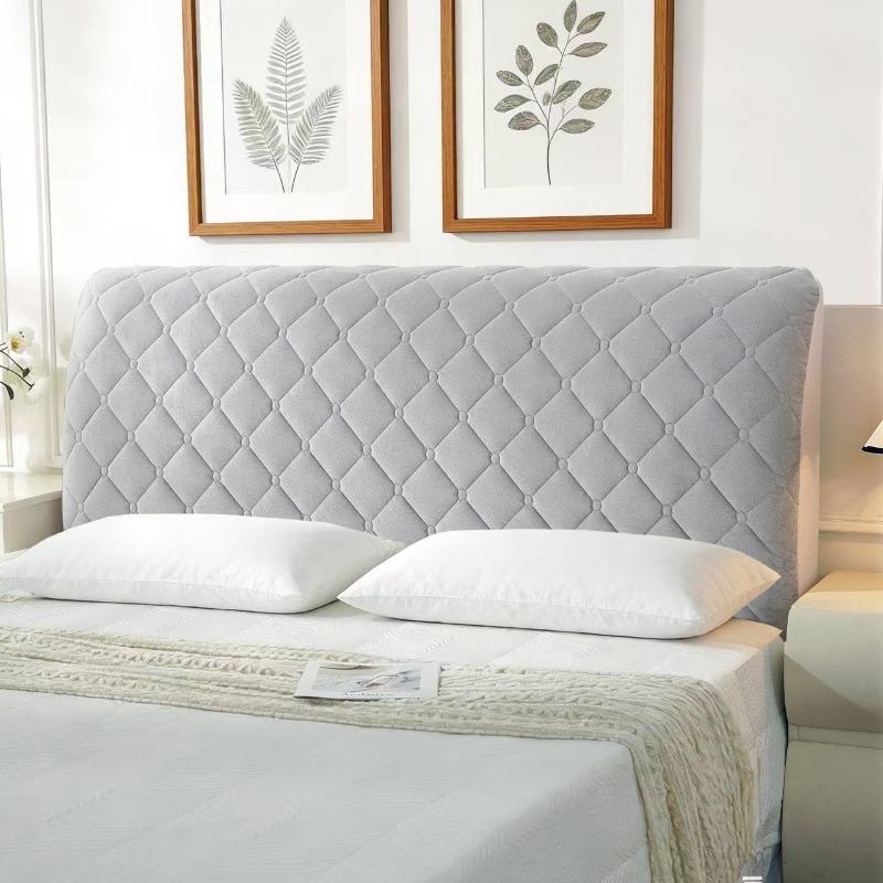 

All-inclusive Super Soft Bed Headboard Cover Thickened Bed Spread Backrest Anti-collision Universal Headboard Protective Cover 120x70cm
