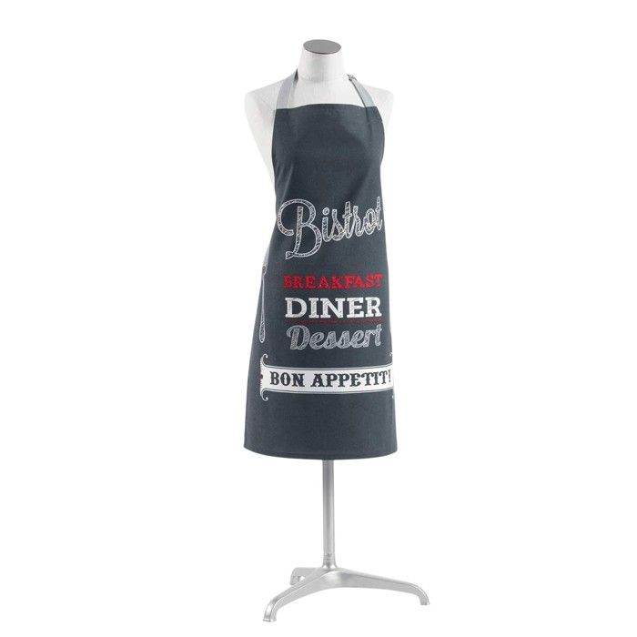 Tablier avec poche 60 x 84 cm Bistrot popotte