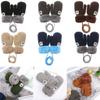 New Hot Cartoon Keep Finger Warm Lovely Kids Gloves Plus Velvet Knitting Mittens Thick