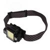 LED Headlamp USB Magnetic Ultralight COB Multifunction ABS Magnetic Headlight with Red Blue Light Mode for Outdoor Night