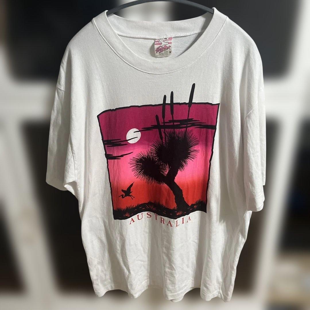 Used [80s-90s] Made in Australia Souvenir T-shirt Single Stitch M