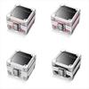 Durable Aluminum Display Storage Box Professional Nail Art Grinding Head Bit Container  Pedicure