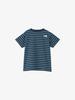 The North Face Short Sleeve Field Border Mountain Size 100 T-Shirt, S/S Tee, Blue,