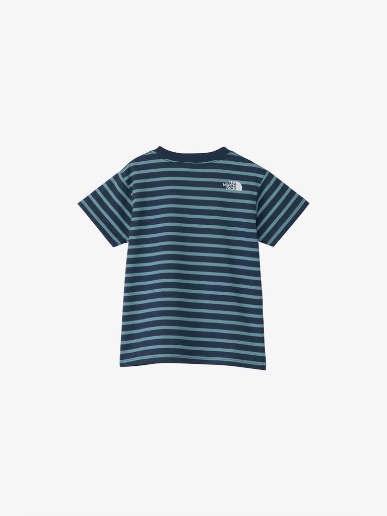 The North Face Short Sleeve Field Border Mountain Size 100 T-Shirt, S/S Tee, Blue,