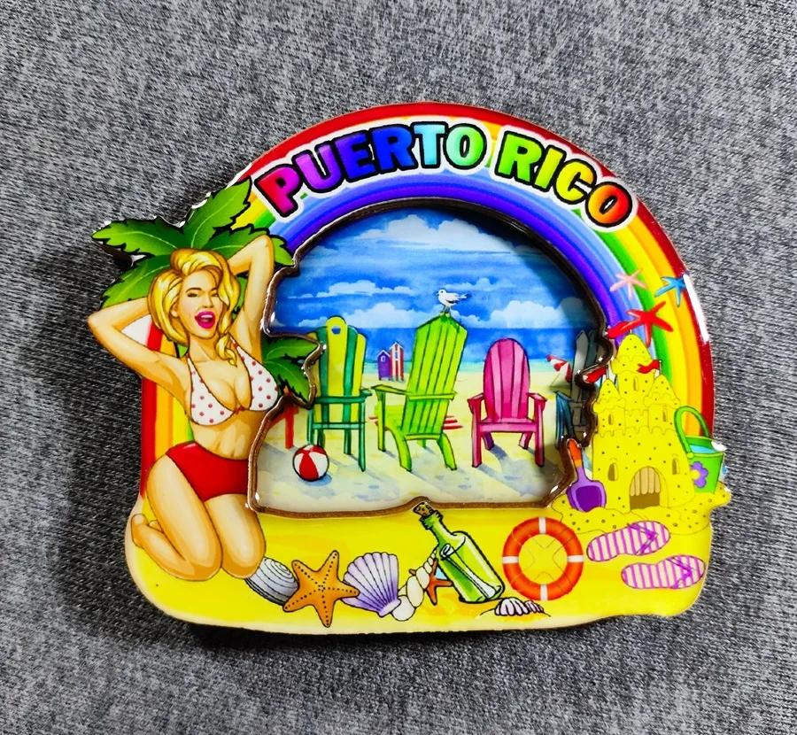 Norvegia IBIZA Barcelona Spania New York Seattle SUA Arabia Saudită Dubai Barcelona magnet de frigider din lemn decorare casă cadouri pentru prieteni