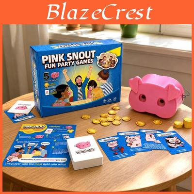 Youlaughyoulose Party Game With Plastic Cards For Indoor Family Fun